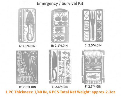 Personal Survival Kit EDC - Silver